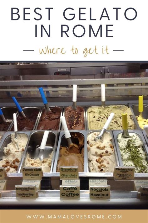 Where to Find the Best Gelato in Rome 